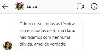 Depoimento de aluna da Academia das Unhas