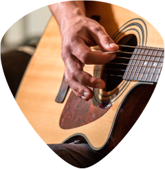 Aulas sobre batidas no violão